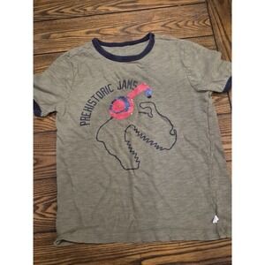 Boys Gap Short Sleeve‎ T-Shirt Top Dinosaur Flippy Sequins Size L 10/11 EUC